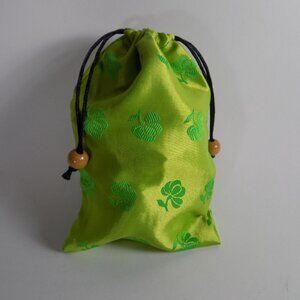 Handmade Large Dice Bag Pouch 7.5 x 5" Renaissance Medieval Faire Trinket DnD